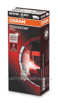 W5W 24V-5W (W2,1x9,5d) (������������+������.���� ������) Truckstar Pro 2845TSP
