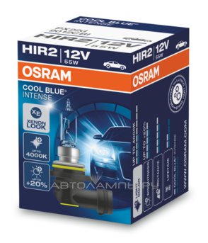 HIR2 12V- 55W (PX22d) (����� ����� ����-�����.�����.) Cool Blue Intense 9012CBI