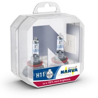 H11 12V- 55W (PGJ19-2) (+150% света) Range Power 150 (п.уп. 2шт.) 48101 (пу.2)