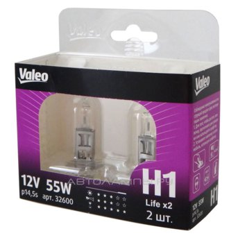 H1 12V- 55W (P14,5s) (������. ���� ������) Life x2 (�.��.2��.) 32600